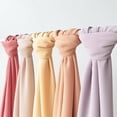 thumbnail image 2 of Scarf Plain Bubble Chiffon Solid Color Hijab Long Shawl Headscarf for Ladies, 2 of 7