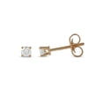 thumbnail image 5 of 10k Yellow Gold 1/6Ct TDW Round-Cut Diamond Solitaire Stud Earrings, 5 of 6
