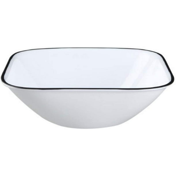 Corelle Square Simple Lines 22Ounce Bowl Set (6Piece)