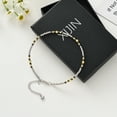 thumbnail image 4 of XIJIN Silver Beaded Anklet for Women 3mm Small Bead Ball Chain Anklets, 4 of 6