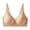 Beige, variant on Jelly Bras for Women No Show Smooth Wirefree T-Shirt Bra Stretchy Microfiber Everyday Comfort Lingerie S-XL