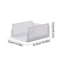 thumbnail image 3 of ZZkhGO Pull Out Cabinet Storage Shelf, Stackable Organizer Rack Saving Space, Countertop Shelf with Durable Plastic for Home Office Desk Wardrobe Shoe Cabinet, White, 3 of 6
