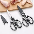 thumbnail image 2 of Currency Multipurpose Kitchen Shears, Stainless Steel, 1 Piece, 2 of 8
