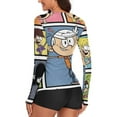 thumbnail image 3 of The Loud House Women's Sunscreen Shirt Long Sleeve Workout Tops Crewneck Soft Comfy Tees Casual T-Shirt 2XL, 3 of 7