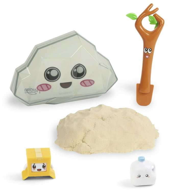 LANKYBOX Dig-n-Discover Mystery Rocky, includes 2 Micro Figures +