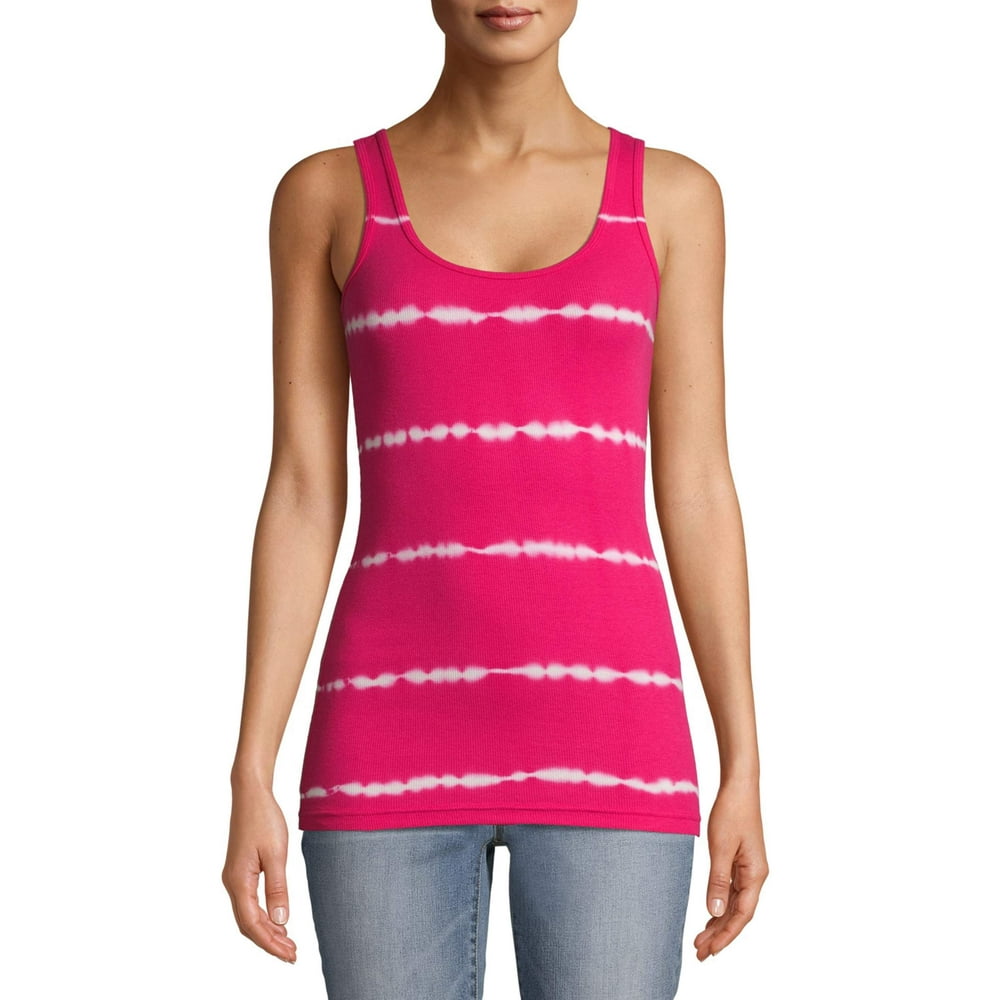 Time and Tru Time And Tru Women's Ribbed Tank Top