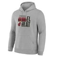 thumbnail image 2 of Men's Gray Miami Heat Noches Training Hoodie, 2 of 3