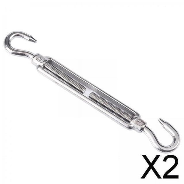 2 Tensores de Sombra, Kits de Accesorios para Velas, Tensores Ajustables, Ganchos, Tensión de Cuerda de Alambre para , Poste de Cerca, Patio, Cua , 2 2 piezas