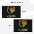 thumbnail image 4 of Placemats Set of 4 / 6, Not All Who Wander Are Lost 1 Placemats for Dining Table Indoor/Outdoors Heat Resistant Washable Placemats 18" x 12", 4 of 8
