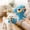 Blue, variant on Dog Plush Toy Durable Chenille Squeaky Dog Chew Toy,Interactive Fetch & Toss Toy for Small,Medium & Large Dogs