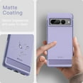thumbnail image 4 of JETech Slim Fit Case for Google Pixel 7 Pro, Thin Phone Cover Matte Finish with Shock-Absorption and Carbon Fiber Design (Purple), 4 of 7