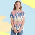 thumbnail image 6 of MUXiin Boys Polo Shirts Button Closure Short Sleeve Hawaiian Shirt Active Wear Polo Casual Tops with Chest Pocket, 6 of 6