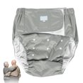 thumbnail image 3 of HLONK Breathable Nappy Pants  Soft Comfortable   Adult Adjustable Washable Reusable Nappy Pants For The Elderly Incontinence Care Protective Underwear, 3 of 8