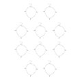 thumbnail image 2 of Jumpingount Tobillera para niñas, pulseras de tobillo de estilo Simple exquisito, adorno de pie, cadenas de pies únicas para decoración de plata perla 10piezas, 2 of 6