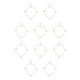 thumbnail image 1 of Minnieouse Tobillera para niñas, accesorio de moda, cadenas para pies para decoración de vestidos, plata perla plata perla 10piezas, 1 of 6