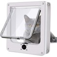 thumbnail image 1 of 4 posiciones con túnel para gatos, entrada y salida para gatos, puerta de dirección controlable, orificio para puerta para gatos multifunción creativo, suministros para mascotas, 1 of 5
