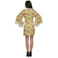 thumbnail image 4 of Moomaya Printed Robe&nbsp;For Women Dressing&nbsp;Gown&nbsp;Short Cotton Summer Bathrobe, 4 of 6