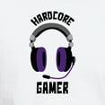 thumbnail image 3 of CafePress - Hardcore Gamer T Shirt - Men's White Classic Cotton T-Shirts, 3 of 4