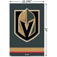 thumbnail image 3 of NHL Vegas Golden Knights - Logo 21 Wall Poster with Push Pins, 22.375" x 34", 3 of 5