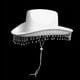 thumbnail image 1 of Sombrero vaquero Hugo para novia blanco ligero portátil, 1 of 7