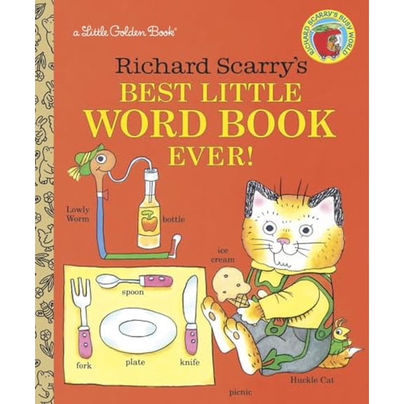 Pre-Owned Richard Scarry's Best Little Word Book Ever (Little Golden Book), 9780307001368, 0307001369, Hardcover, 2nd ed. edition