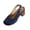 Navy, variant on DIVVce Suede Slingback Block Heels For Women Closed Toe Adjustable Buckle Comfort Casual Footwear