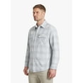 thumbnail image 5 of Chaps Men's & Big Men's Long Sleeve Knit Flannel Shirt, Sizes S-3XL, 5 of 8