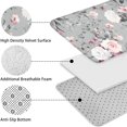 thumbnail image 5 of Pioneer Flower Floral Print Pattern Bathroom Rugs Sets 3 Piece,Toilet Cover Set,Absorbent Non Slip Bathroom Mats Sets with U-Shaped Contour Rug Toilet Rug Set, 5 of 5