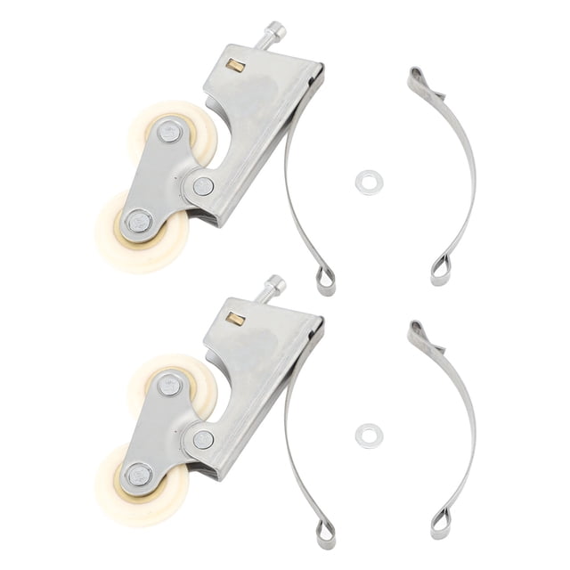 Poulie de Garde-Robe Poulie de Porte Coulissante d'Armoire Roues Coulissantes d'Armoire Poulie de Porte Coulissante Silencieuse 2 Pcs Poulie de Garde-Robe Acier Inoxydable Roues de Rouleau de Porte Coulissante Étanche Cuivre