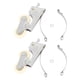 thumbnail image 1 of 2 uds polea de armario ruedas de rodillos de puerta corredera de acero inoxidable núcleo de cobre impermeable para armario muebles baño convexo, 1 of 5