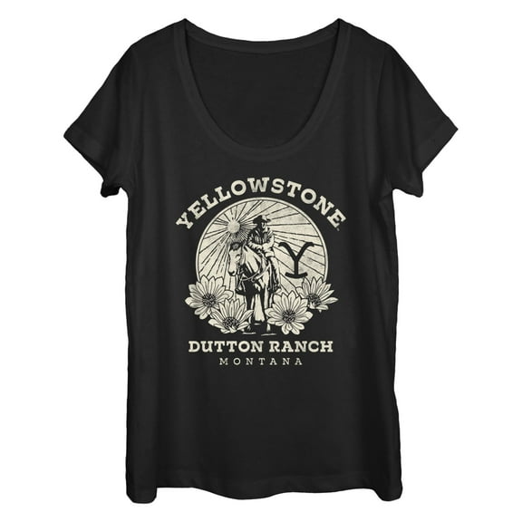 Women's Yellowstone John Dutton Ranch Montana  Graphic T-Shirt