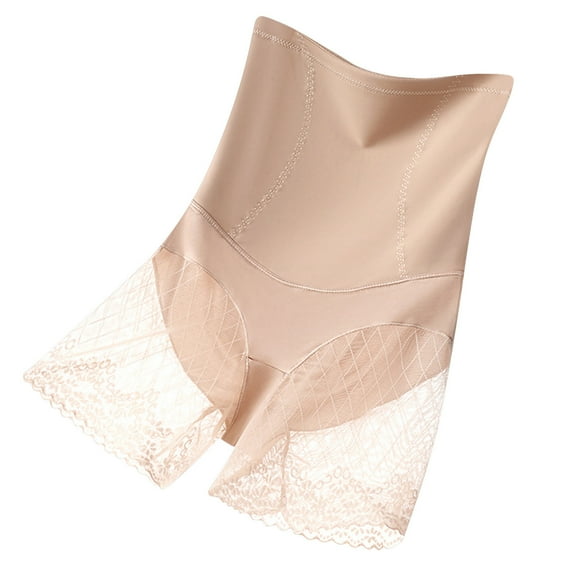 BLVB Plus Size Shapewear Shorts for Women Lace Seamless Body Shaper High Waisted Butt Lifter Panties Underwear