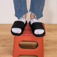 thumbnail image 3 of Folding Step Stool Portable Strong Space Saving Plastic Footstool for Adults and Kids Vintage Red, 3 of 5