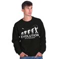 thumbnail image 5 of Fly Fishing Joke Cool Funny Fishermen Men's Crewneck Sweatshirt Brisco Brands S, 5 of 5