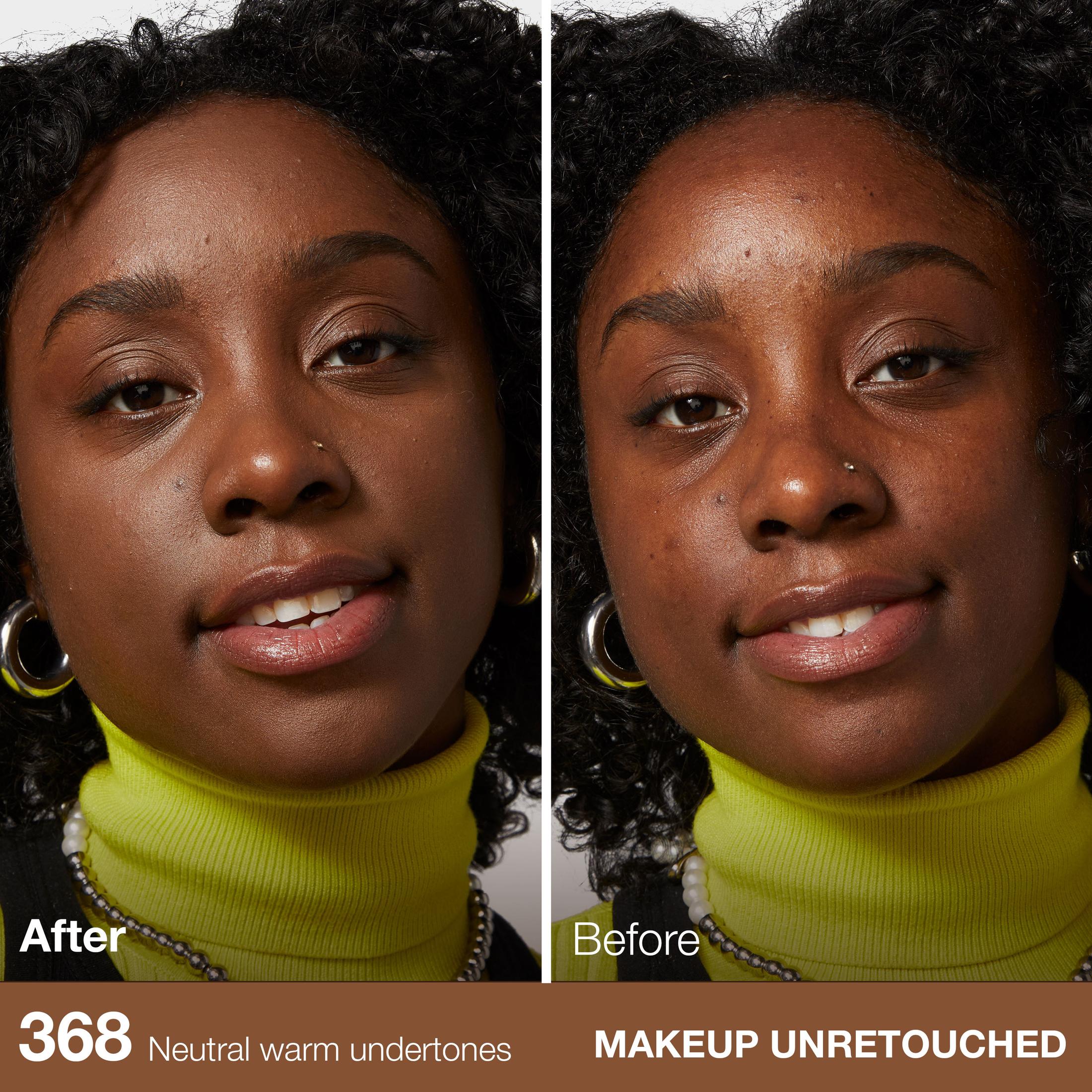 Maybelline Fit Me Matte + Poreless Liquid Foundation Makeup, 368 Deep Golden, 1 fl oz - image 4 of 10