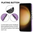 thumbnail image 5 of Nalacover Slim Case for Samsung Galaxy S22 Case, Skin Friendly PU Leather Soft Lining Cover, Lightweight TPU Shockproof Plating Buttons Lens Protection Case for Samsung Galaxy S22, Purple, 5 of 9