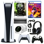 Sony PlayStation 5 with COD: Modern Warfare II & NBA 2K23, White