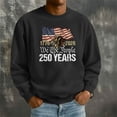 thumbnail image 4 of MuXiKeJi Clothes 250 Anniversary USA Sweatshirt Men American Flag Sweatshirt Long Sleeve Waffle 1776-2026 250th Anniversary Shirt, 4 of 4