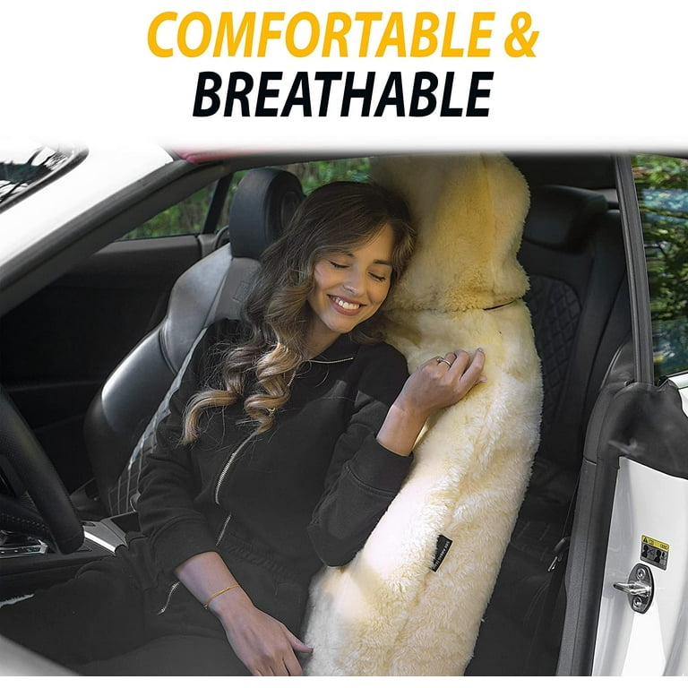  LLB Genuine Sheepskin Car Seat Cushion Seat Covers for