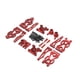 thumbnail image 5 of Piezas de metal mejoradas para coche RC Piezas de actualización Fácil de instalar Pieza de coche RC para Q130A Rojo, 5 of 9
