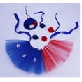 thumbnail image 4 of Falda Patriótica para Mascotas: Vestido Rojo, Blanco y Azul para El Día de La Independencia para Perros y Gatos Pequeños con Cintura Elástica, Estilo Tutú., 4 of 7