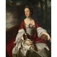 thumbnail image 2 of John Singleton Copley 20x24 Black Ornate Framed Double Matted Museum Art Print Titled: Mrs. Jerathmael Bowers (ca. 1763), 2 of 5