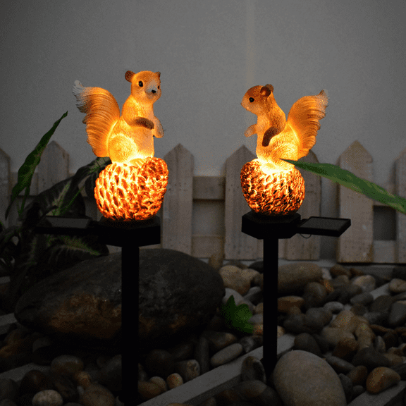 Lights For Outdoor Decor Squirrel Stake Lights Sidewalk Decorative Light For Home Yard Patio Garden (1Pcs)