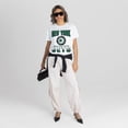 thumbnail image 3 of Women's Gameday Couture White New York Jets Oversized All-Time Classic Flowy T-Shirt, 3 of 6