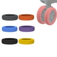 thumbnail image 3 of 4pcs Silicone Wheel Protectors for Luggage Suitcase and Office Chairs, 3 of 20