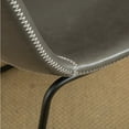thumbnail image 3 of Roundhill Furniture Lotusville Antique Wood Finished Dining Set: Table and Four Chairs, Grey, 3 of 10