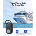 thumbnail image 5 of ORICO Travel Power Strip, 4 Outlets 3 USB Ports (1 USB C) with 4FT Wrap-Around Extension Cord, Compact Cruise Approved Power Strip No Surge Protector, Flat Plug for Hotel Dorm Essentials(Black), 5 of 9