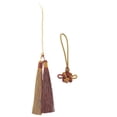thumbnail image 3 of Hanging Tassel Decor Dark Brown Polyester Unique Visual Appeal with DIY Tassel Pendant for Crafts, 3 of 4