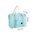 thumbnail image 4 of JilgTeok 1 Packs Foldable Travel Duffel Bag Tote Bags Carry On Luggage Sport Duffle Gym Bag for Week-ender Overnight Women Girls Men, 4 of 6