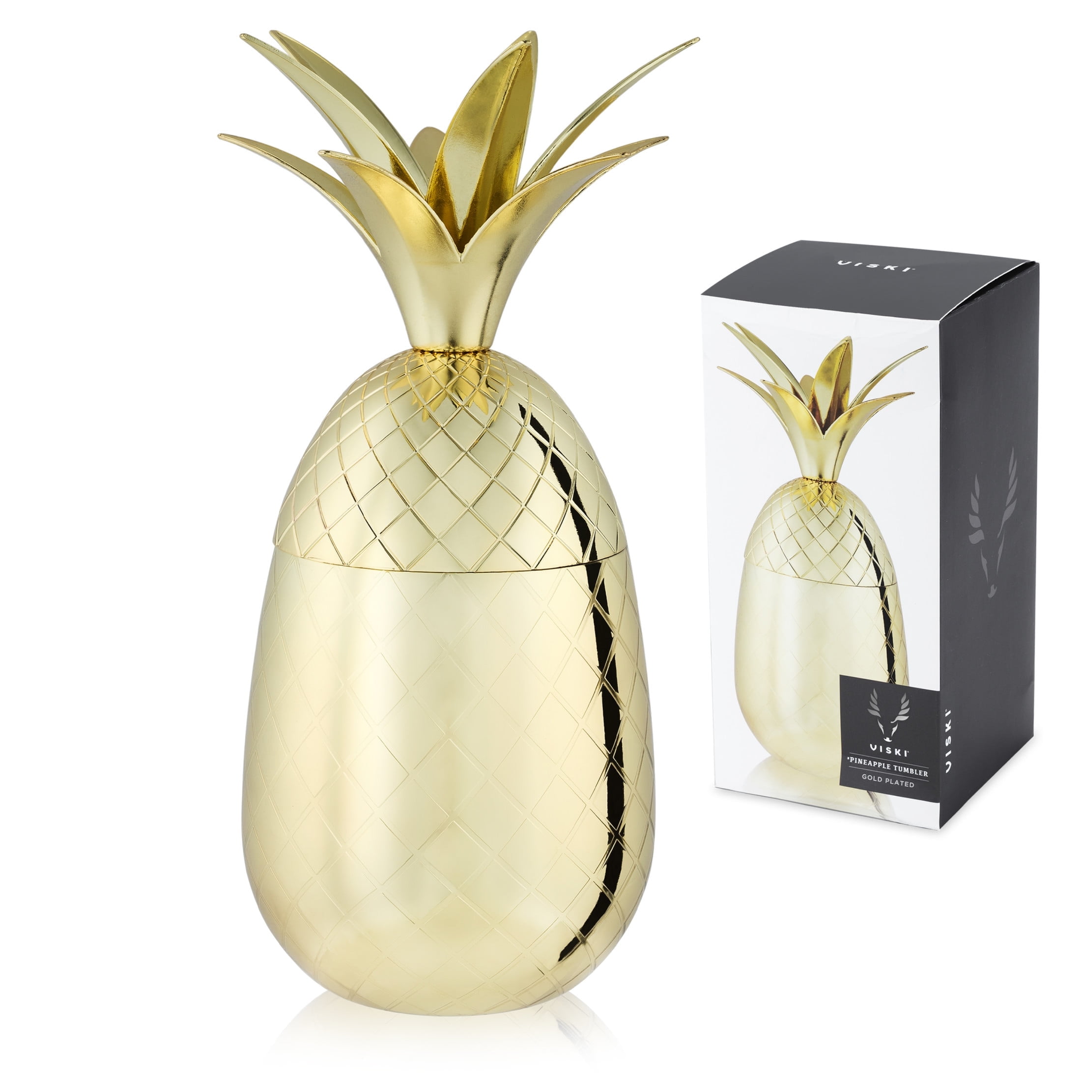 NuGlass 24oz Tritan Pineapple Tumbler 6-Pack, BPA-Free